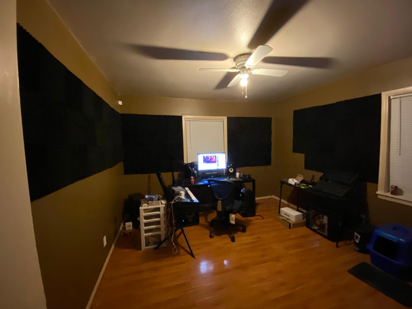 96 Pack Allxinlog Absorb the echo Acoustic Foam Panel Wedge Studio Soundproofing Wall Tiles 12