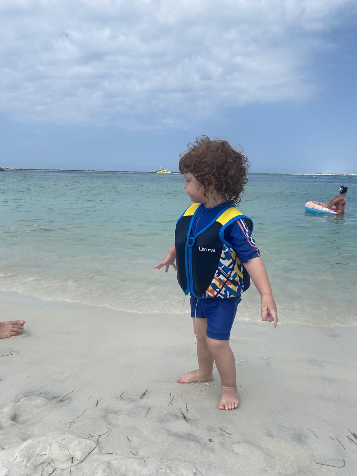 Limmys Neoprene Kids Swim Vest – Adjustable Buoyancy, Secure Fit, Awarded customer photo 2