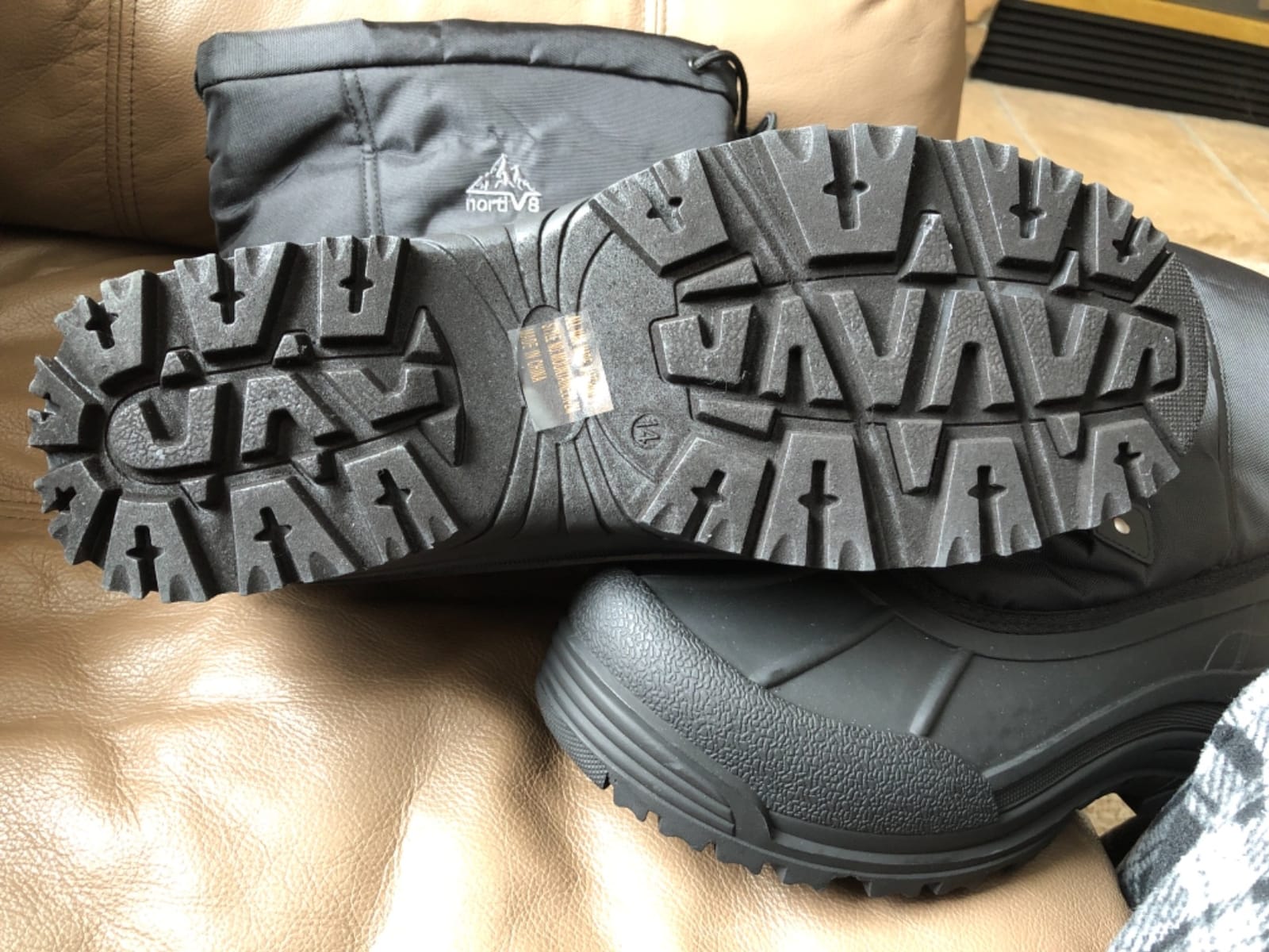 NORTIV 8 Men's Waterproof Winter Snow Boots Insulated | Fur Liner Lightweight Outdoor Tall Boots QUEBEC-M customer photo 2