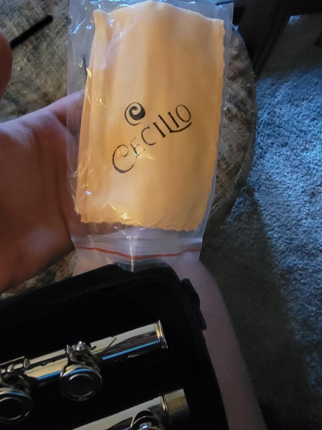 Cecilio Closed Hole C Flute - Musical Instrument, Beginner/Intermediate Flute in Band & Orchestra, Nickel customer photo 2