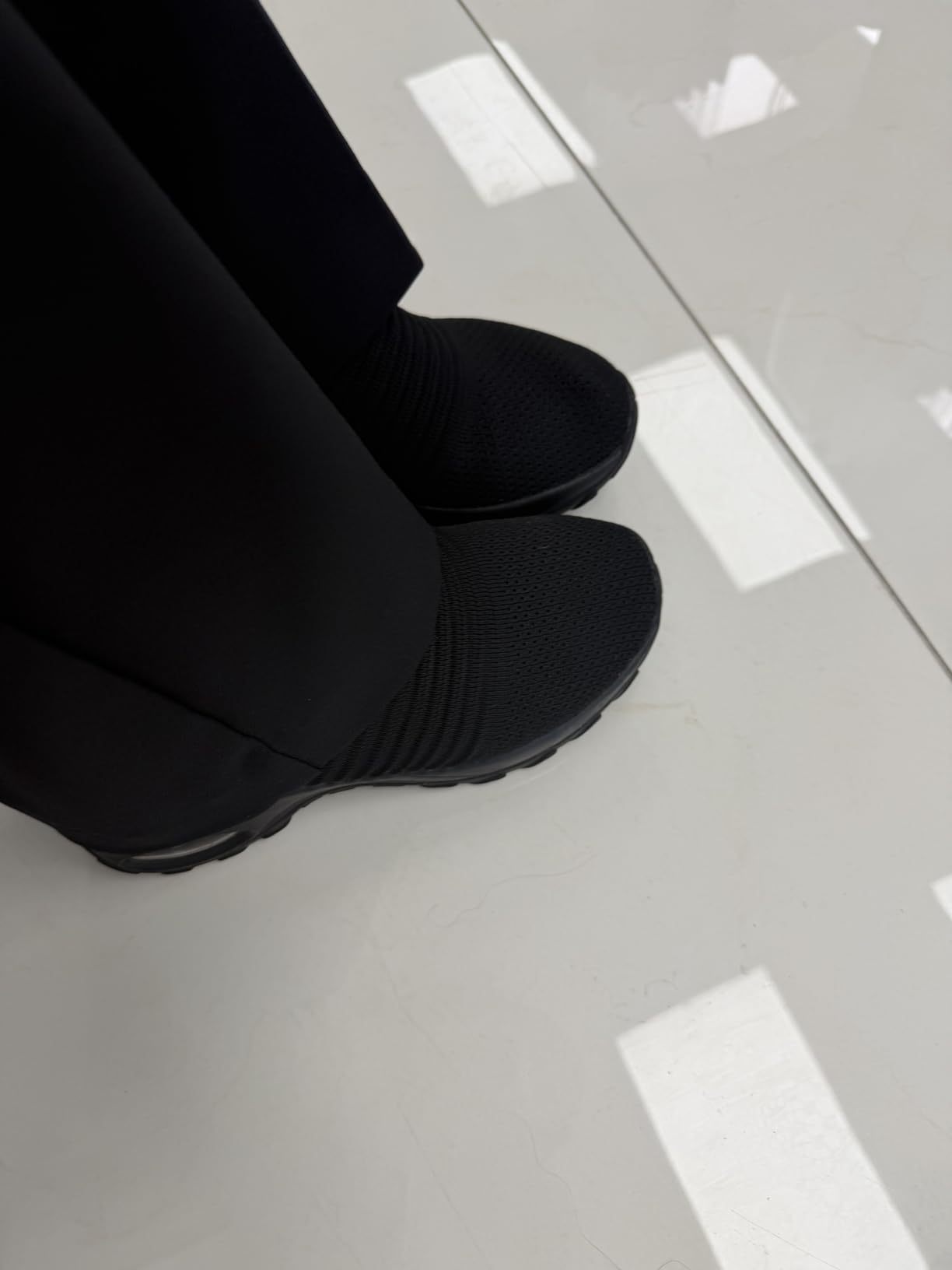 STQ Walking Shoes Women Slip on Sneakers Comfortable Ladies Work Nursing customer photo 1
