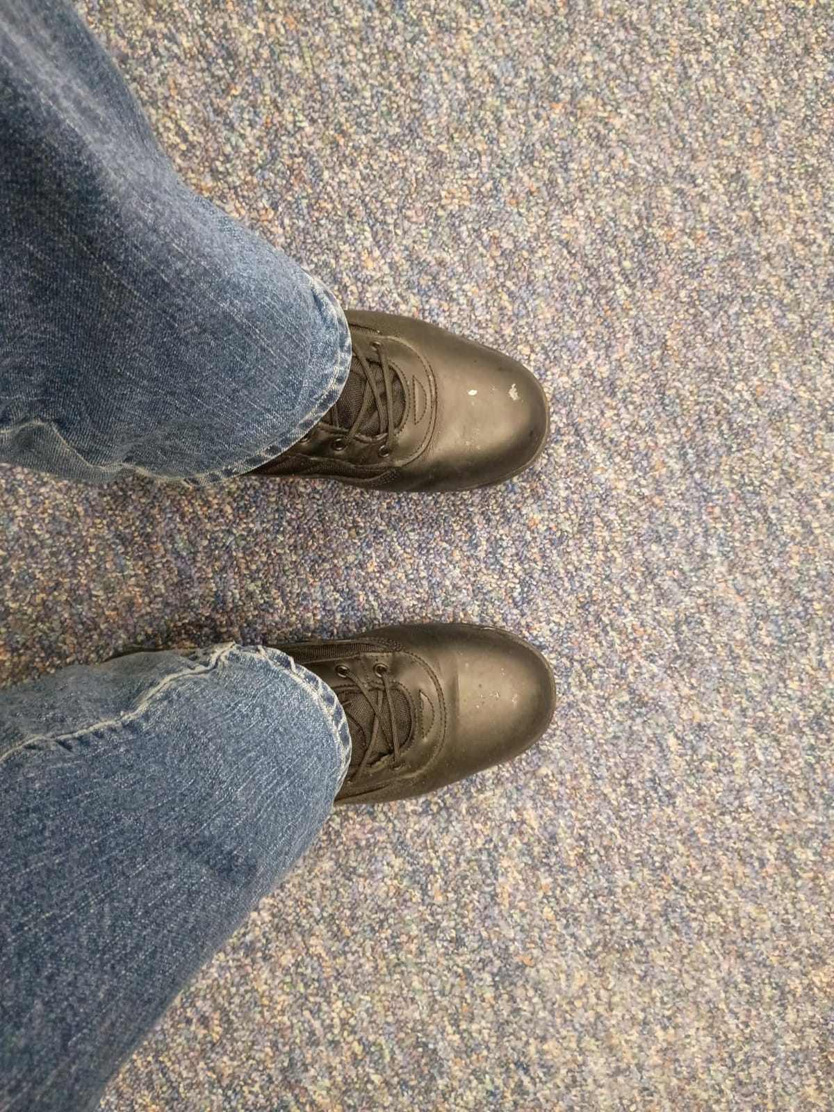NORTIV 8 Men's Steel Toe Work Boots Side Zipper customer photo 2