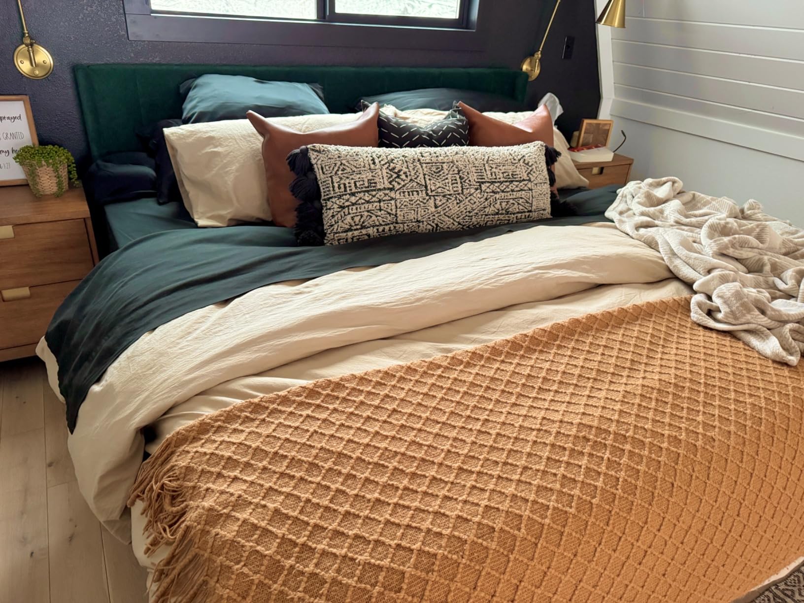 APSMILE Heavy Weight Duvet Insert King,Winter Down Feather Fibers Comforter customer photo 1