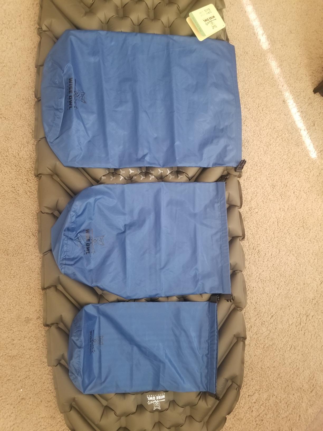 Wise Owl Outfitters Waterproof Dry Bag 3-Pack – Lightweight & Airtight 5L/10L/20L Small & Large Dry Bags for Kayaking, Beach, Travel, Boating, Hiking customer photo 1