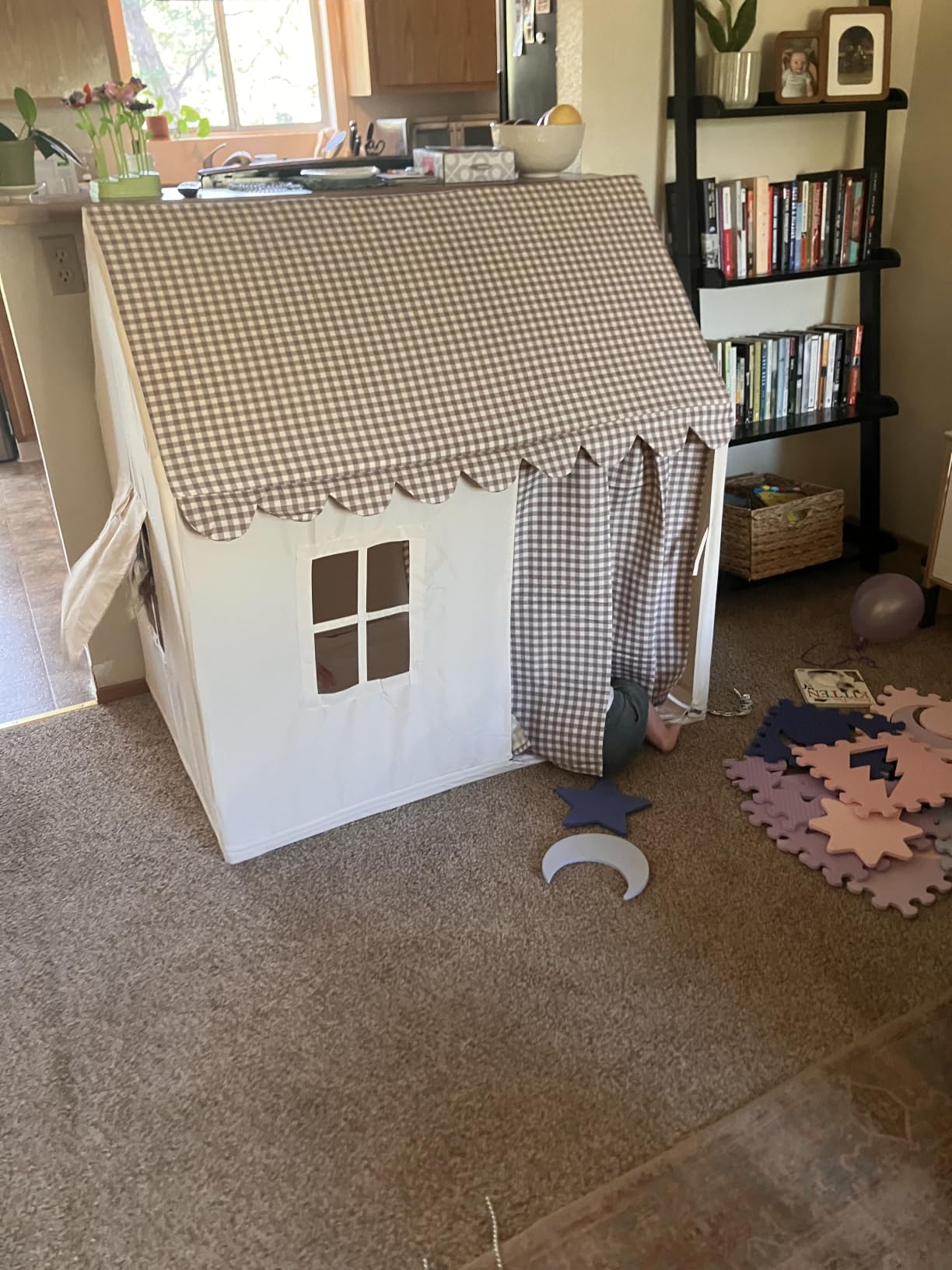 SweHouse Play Tent Indoor Clubhouse Boy Girl Playhouse, Green customer photo 2
