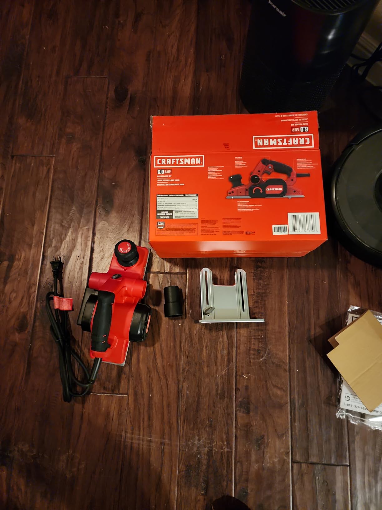 CRAFTSMAN Hand Planer, 6-Amp, 5/64-Inch (CMEW300) - Amazon Vine customer photo 1
