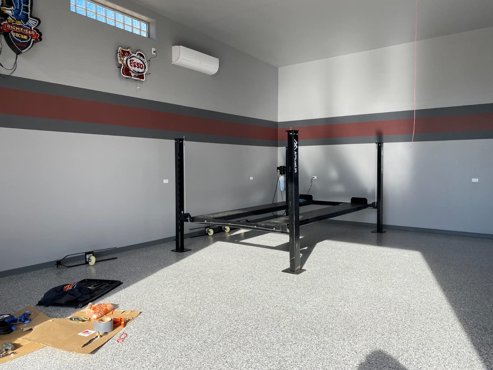 APlusLift HW-8S 8000LB 4-Post Storage Service Car Lift 3 Year Warranty customer photo 2
