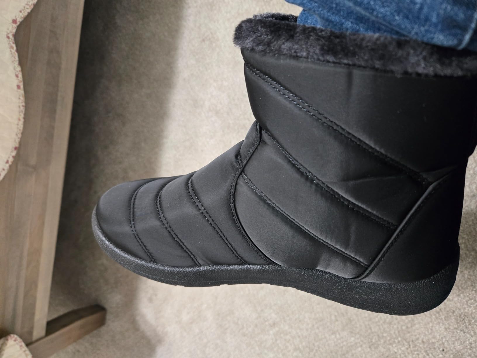 Hsyooes Snow Boots for Women Winter Boots Waterproof customer photo 2