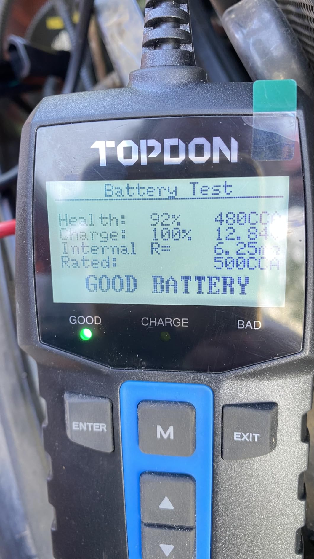 TOPDON BT100 12V Car Battery Tester, Automotive Battery Load Tester customer photo 2