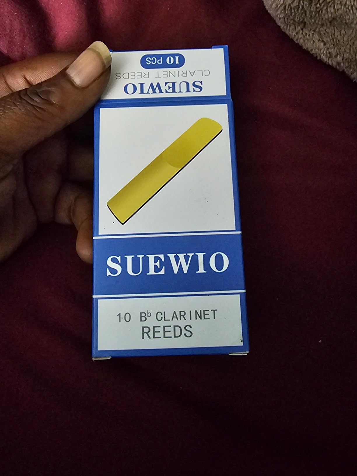 SUEWIO Bb Clarinet Traditional Reeds, Strength 2.5, Box of 10 customer photo 1