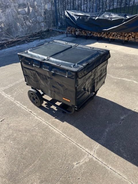 IGAN Generator Covers While Running for most 3500w-12000w Generators - Ultra Heavy Duty Generator Covers for Outside - Portable Waterproof Generator Cover, Generator Enclosure Outdoor, Black customer photo 2