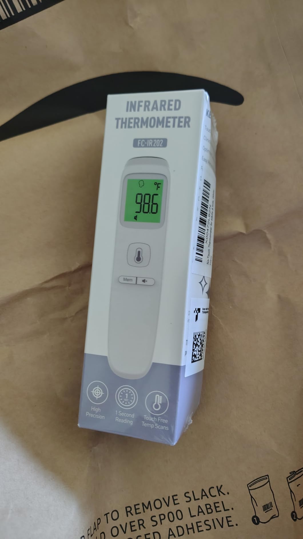No-Touch Thermometer for Adults and Kids, Accurate Digital Baby Thermometer | 1s Fast Reading, Fever Alarm, Silent Mode, 35-Reading Memory, Forehead & Object Mode, AAA Battery Included, for Home & Clinic customer photo 2