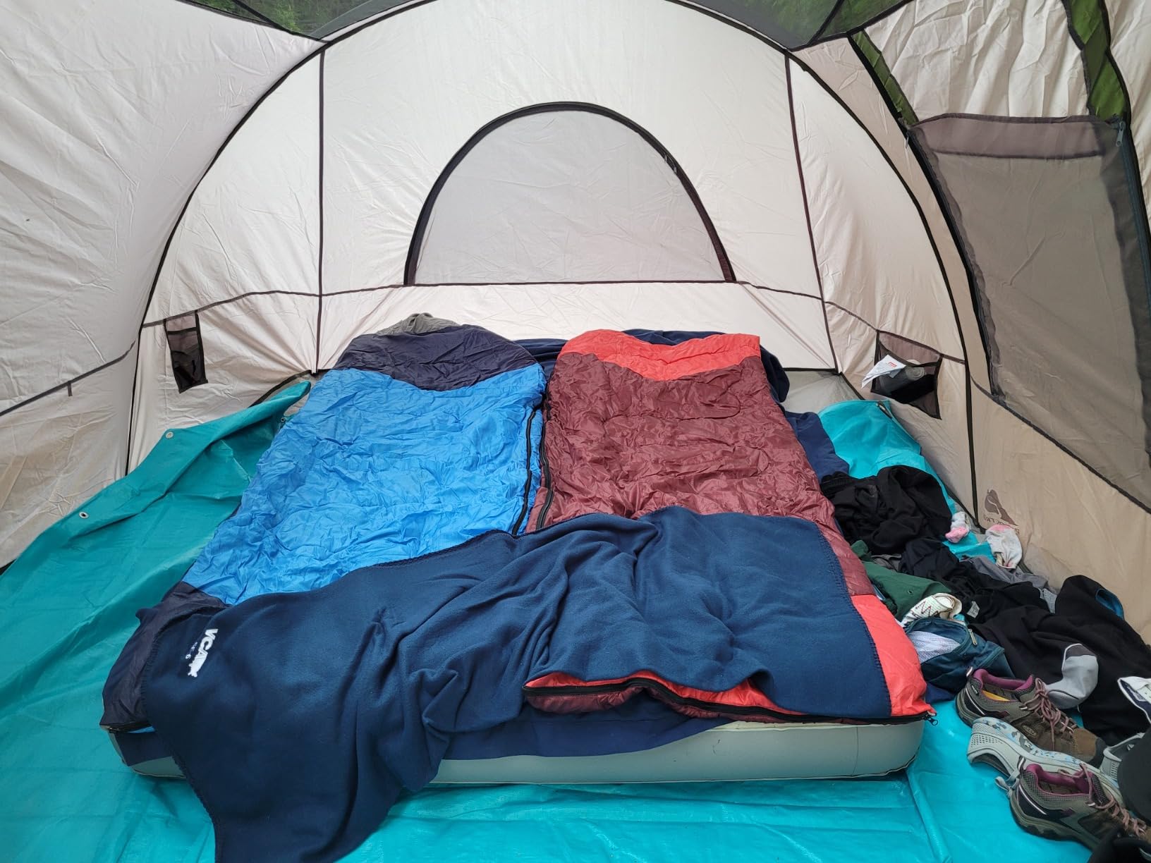 oaskys Camping Sleeping Bag - 3 Season Warm & Cool Weather - Summer Spring Fall Lightweight Waterproof for Adults Kids - Camping Essentials Gear Accessories Hiking Sleep Must Haves customer photo 2