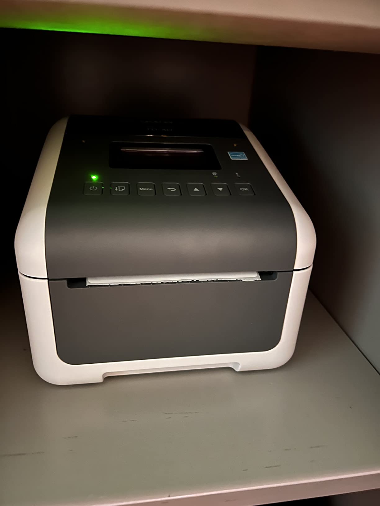 Brother TD-4550DNWB Thermal Desktop Label Printer customer photo 2