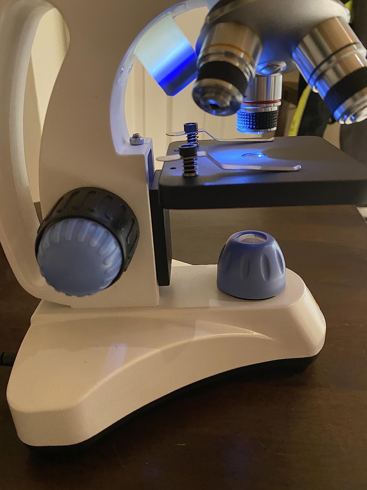 SWIFT Microscope SW150,Compound Student Microscope,40X-1000X,Monocular Head,Coarse & Fine Focusing,Dual Illumination,Cordless-Capable with Eyepiece Camera and Software Windows and Mac Compatible customer photo 2