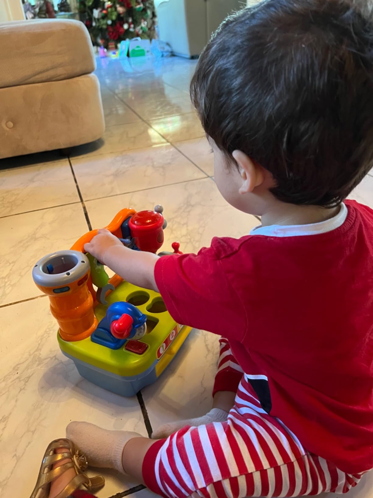 Toys for 1 Year Old Boy, Musical Toy Tool Bench, 1 2 3 Years old Boy Gifts customer photo 1