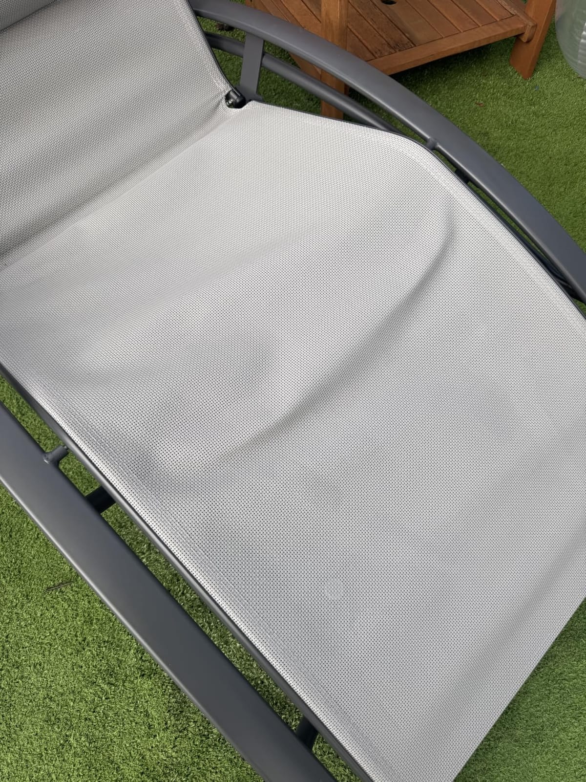 PURPLE LEAF Patio Pool Lounge Chaise Set of 3 Outdoor Lounger Chair, Grey customer photo 2