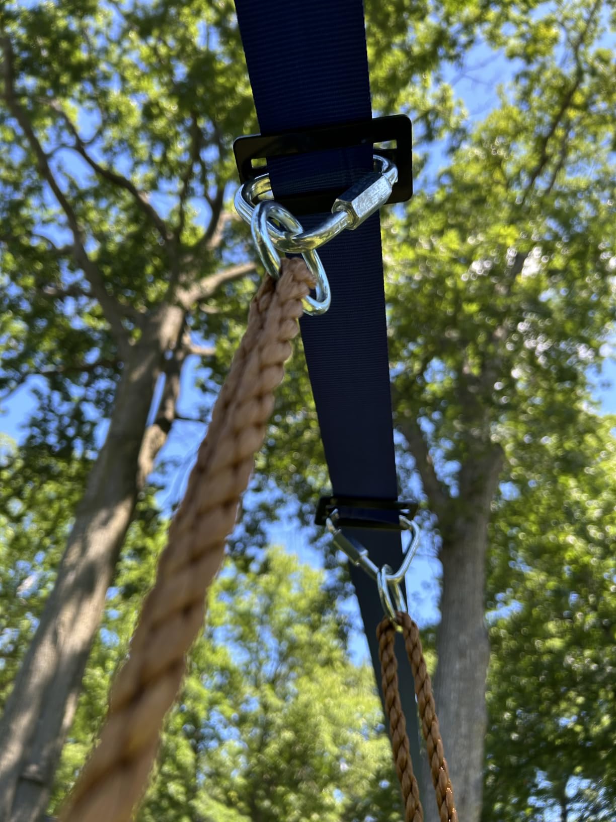 2-in-1 Ninja Warrior Obstacle Course with Zip Line for Kids & Adults, Transformable Backyard Slackline Kit with 14 Obstacles, Swing, Climbing Obstacles & Flying Seat, Easy Setup, Heavy Duty customer photo 2
