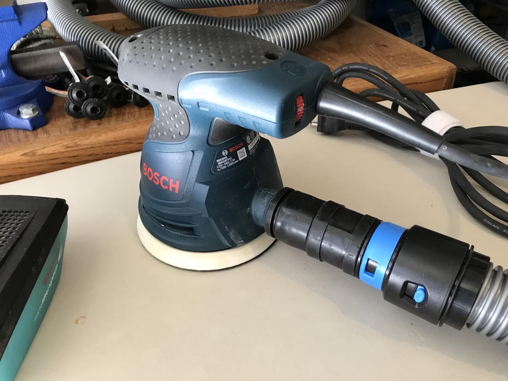 Cen-Tec Systems 94709 Quick Click 16 Ft. Hose for Home and Shop Vacuums with Expanded Multi-Brand Power Tool Adapter Set for Dust Collection customer photo 1