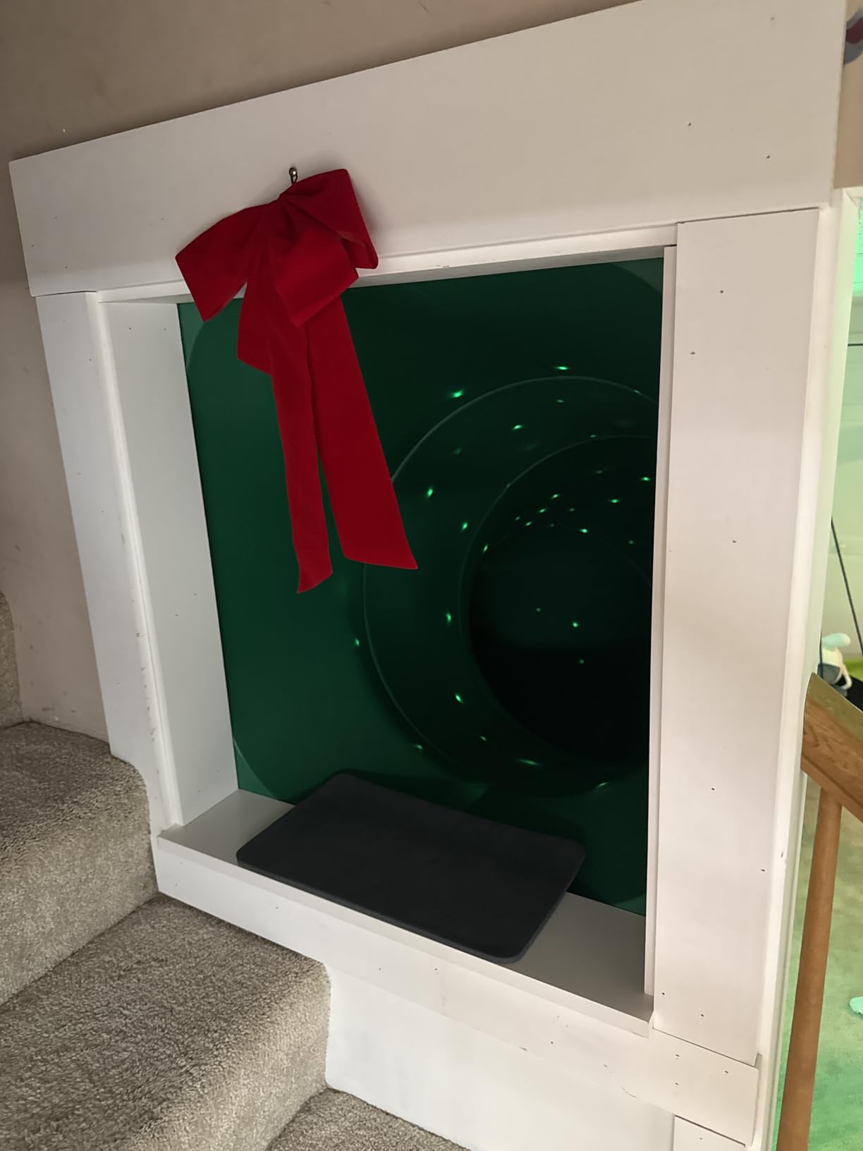 Backyard Discovery Tall Spiral Tube Slide - Left Exit, Green - Mounts to 5 Ft. Deck Height customer photo 2