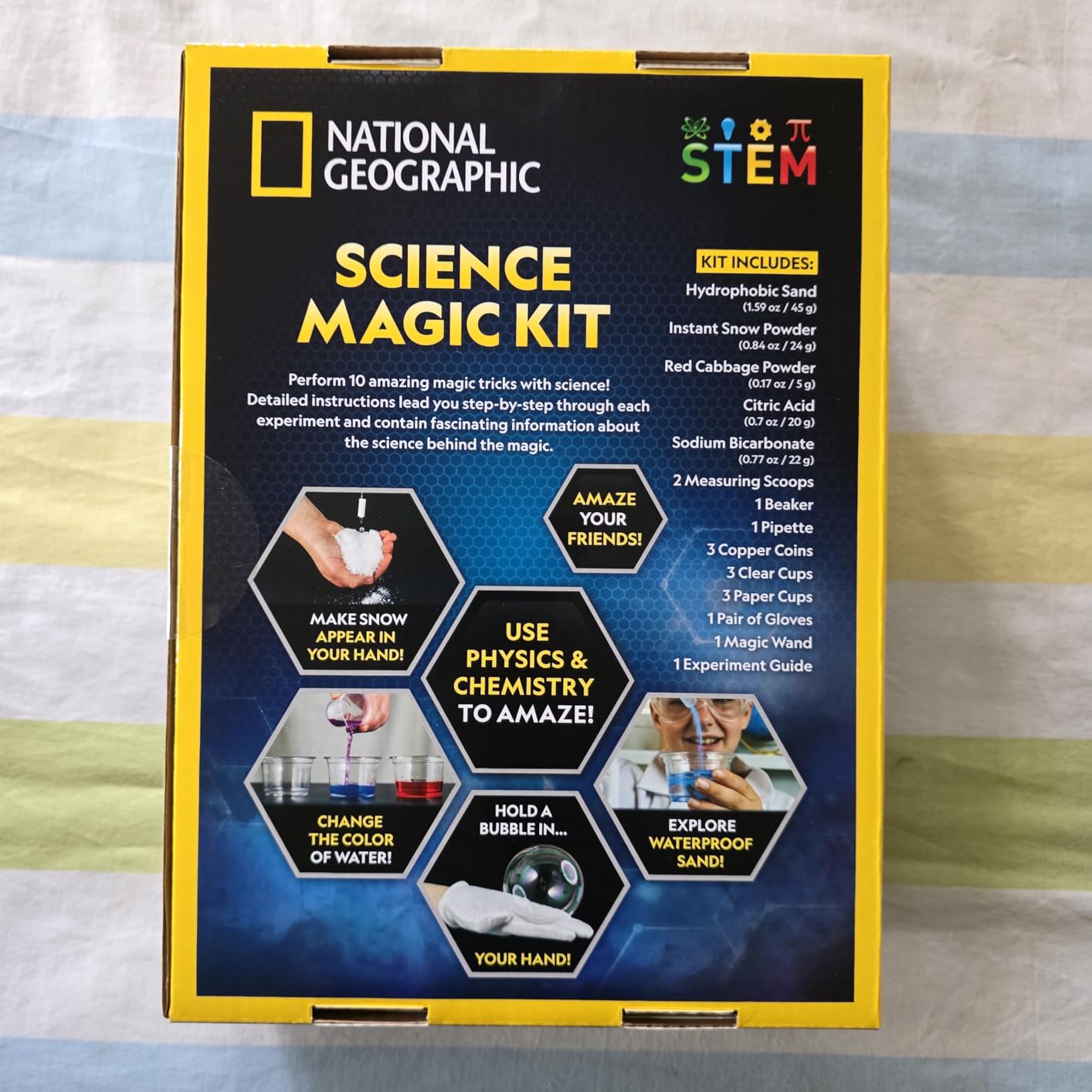 National Geographic Magic Chemistry Set with 10 Tricks for Kids Ages 8-12 customer photo 2