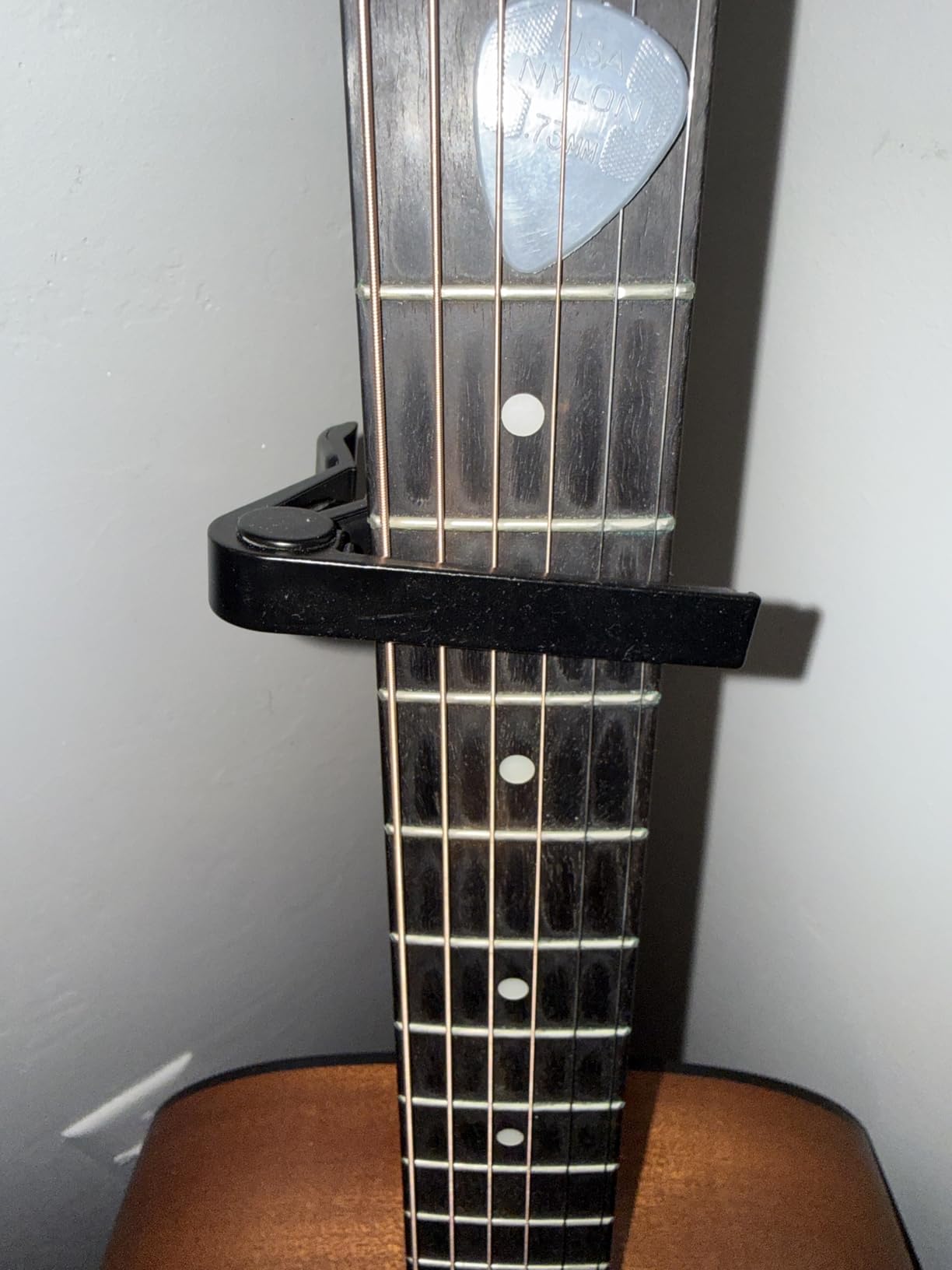Guitar Capo, 6-String Acoustic & Electric Guitar Capo,Capo for acoustic guitar(Black) customer photo 1