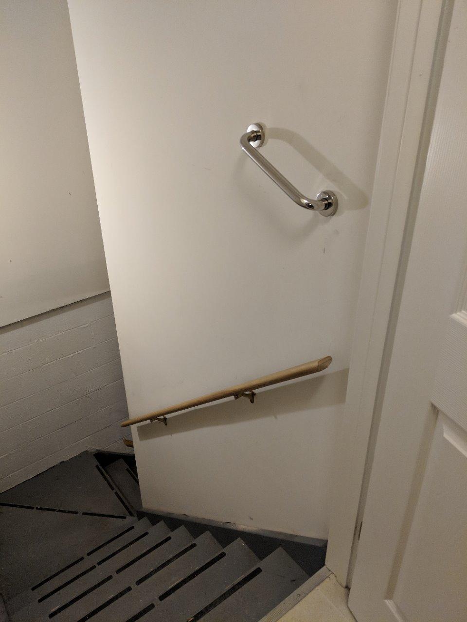 ZUEXT 2 Pack 24 Inch Brushed Nickel Stainless Steel Bath Shower Grab Bar customer photo 2