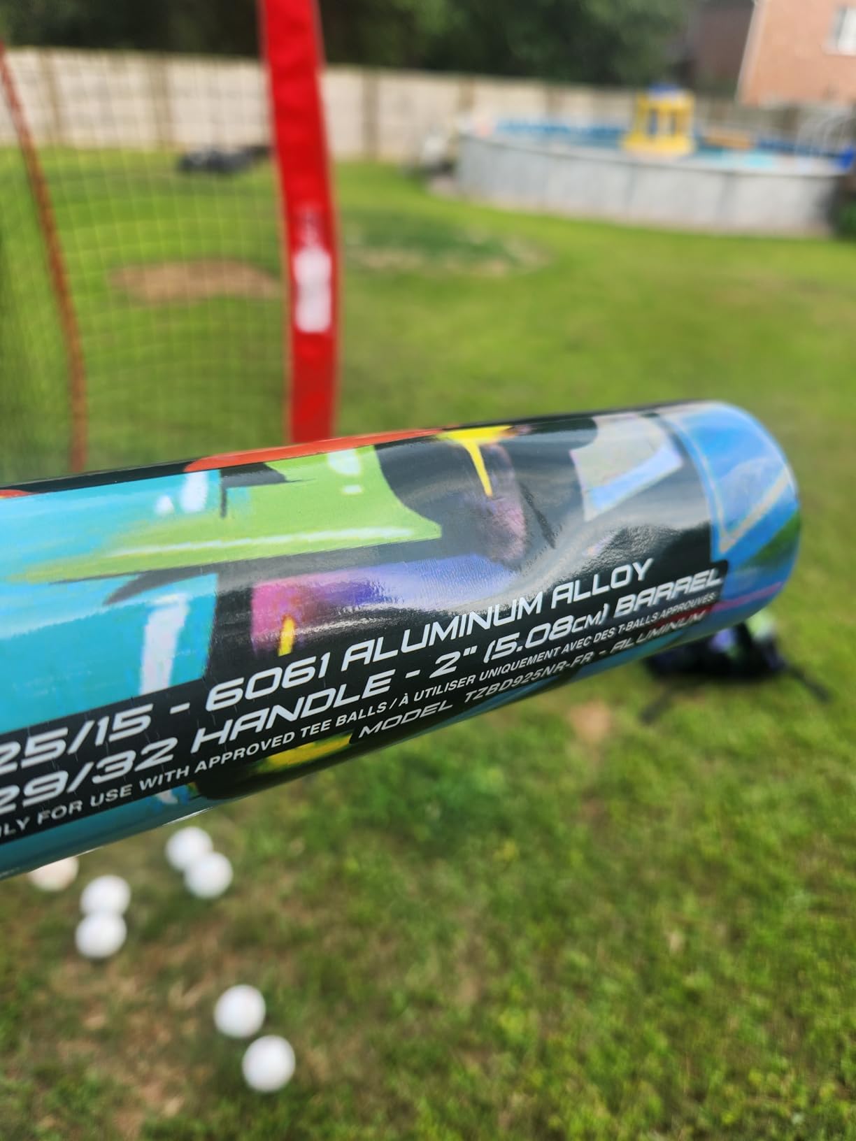 Ortiz34 Youth T-Ball Set, 25” Signature Aluminum T-Ball Bat with -10 Drop, Foam Core T-Ball, 9” Lightweight Youth Glove, Vibrant Graffiti Print customer photo 1