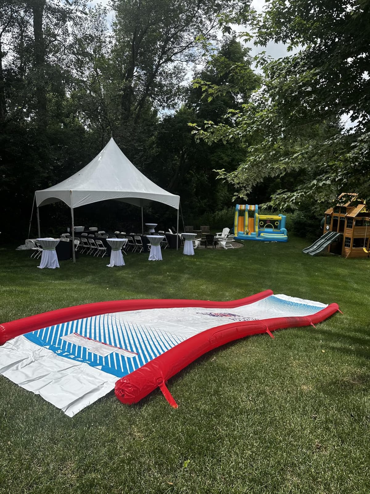 Wow Sports Super Inflatable Lawn Water Slide - 25 ft - Zigzag Sprinklers customer photo 1