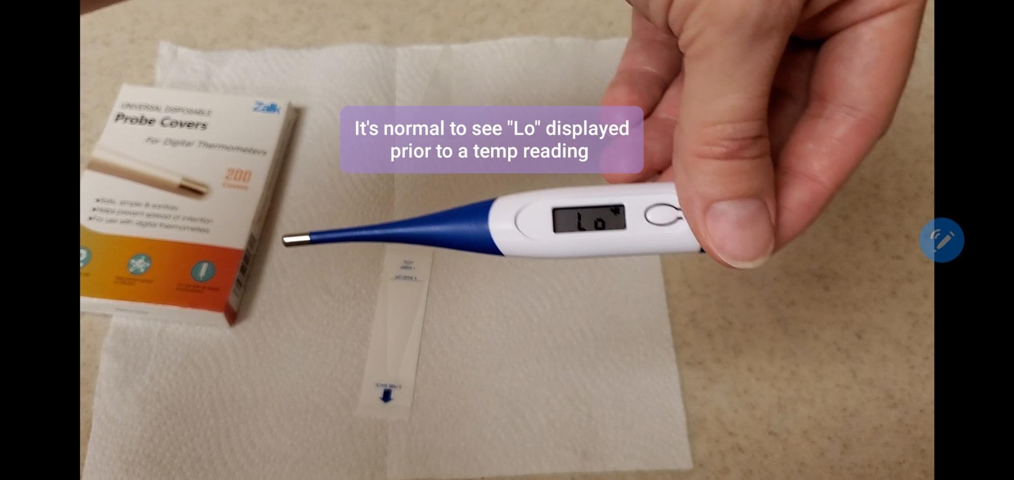 Boncare Digital Thermometer for Adults, Kids & Babies, Dark Blue customer photo 1