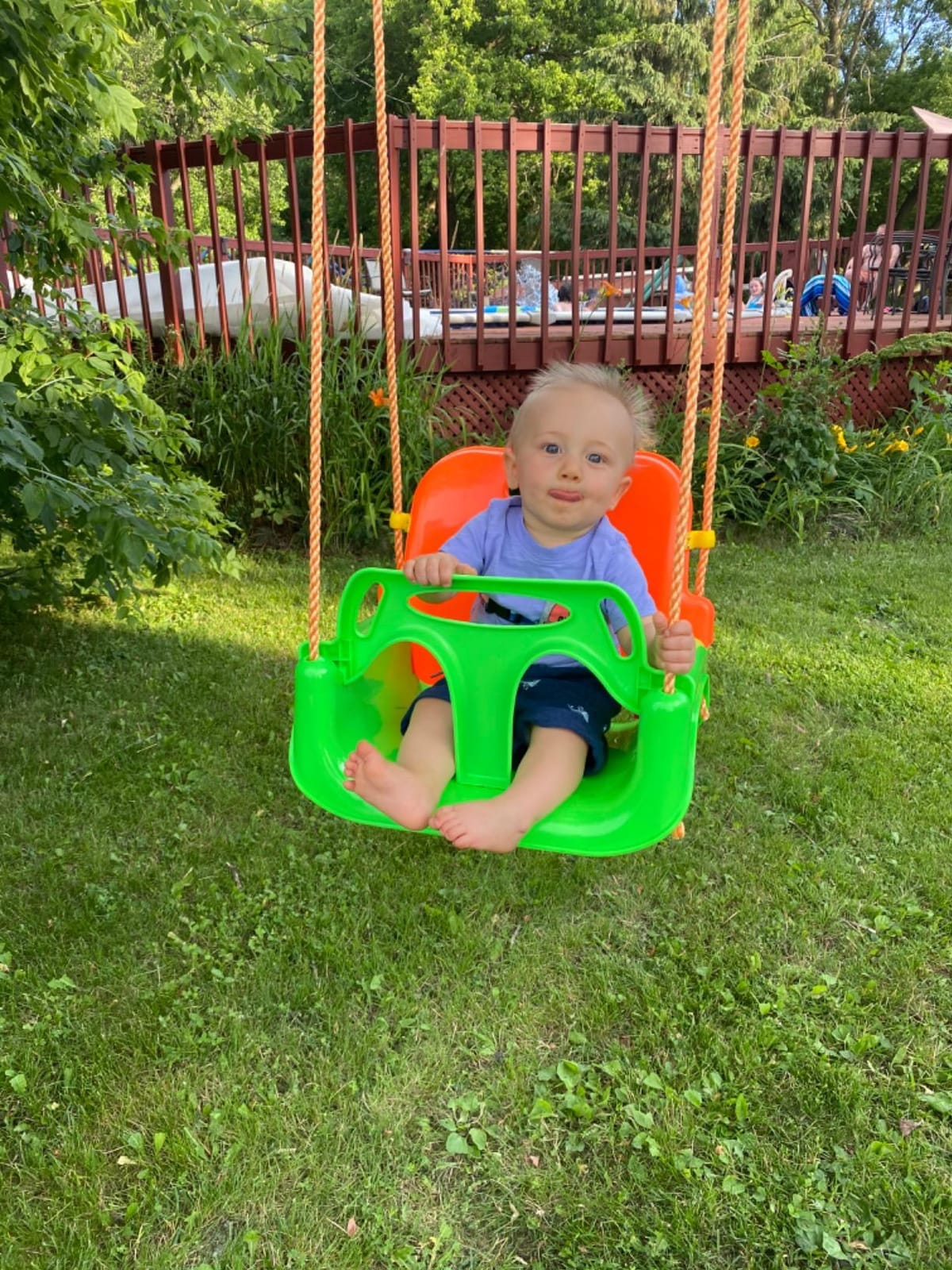 RedSwing 3-in-1 Baby Swing Seat, Blue Red customer photo 1