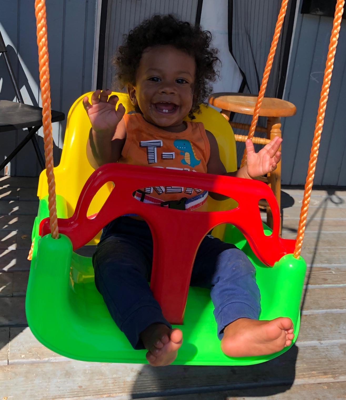 RedSwing 3-in-1 Baby Swing Seat, Blue Red customer photo 2