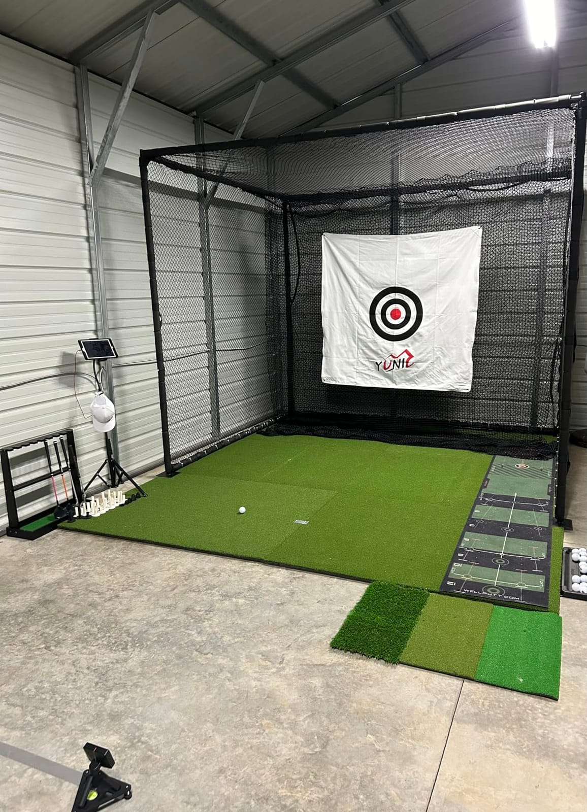 GoSports Elite Golf Hitting Mat for Indoor and Outdoor Practice - Withstands Thousands of Shots - Heavy-Duty Turf Driving Range Mats Works with Golf Simulators - Includes 3 tees - Choose Your Size customer photo 2