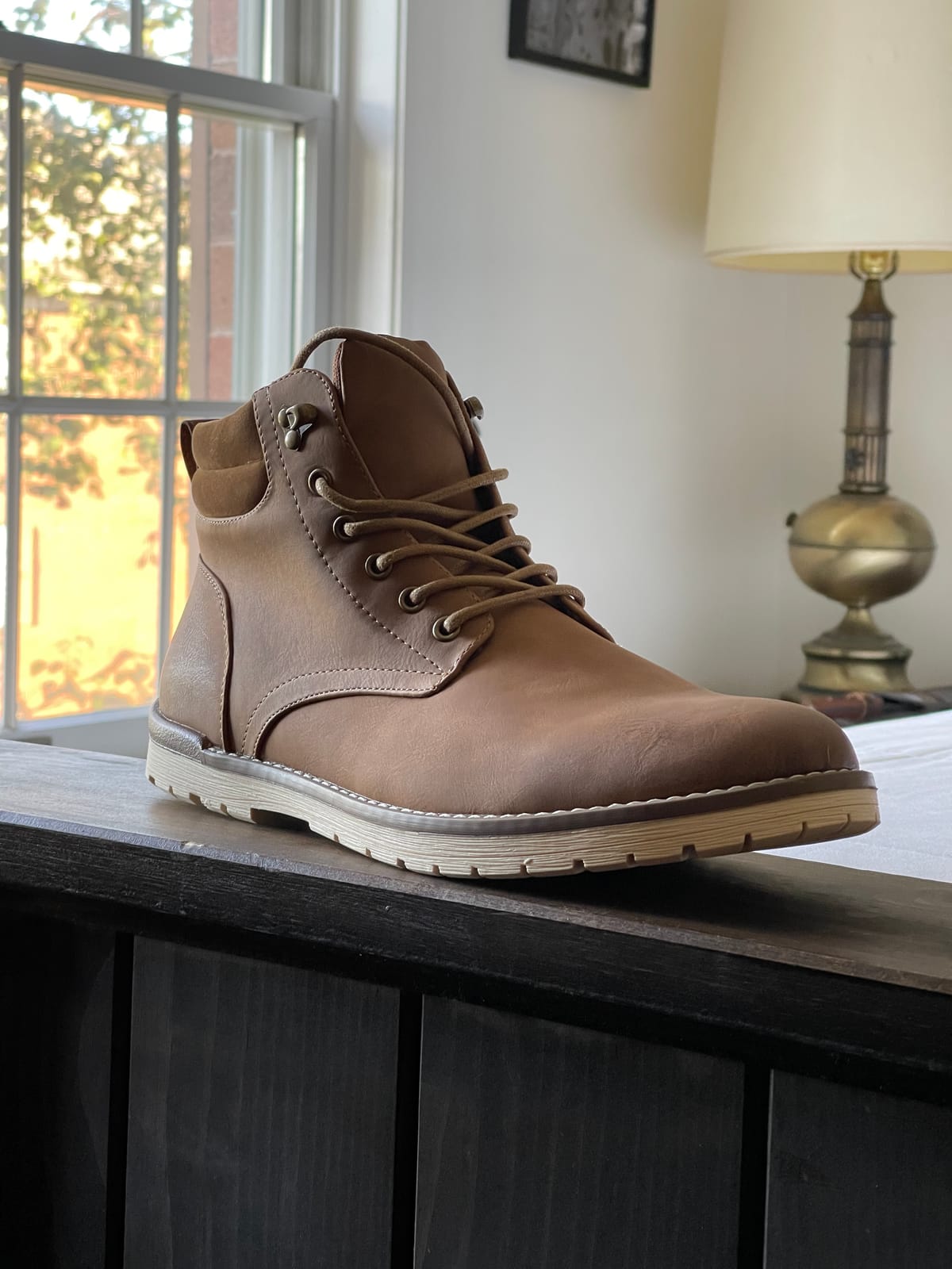 Vostey Men's Hiking Boots Waterproof Casual Chukka Boots for Men customer photo 2