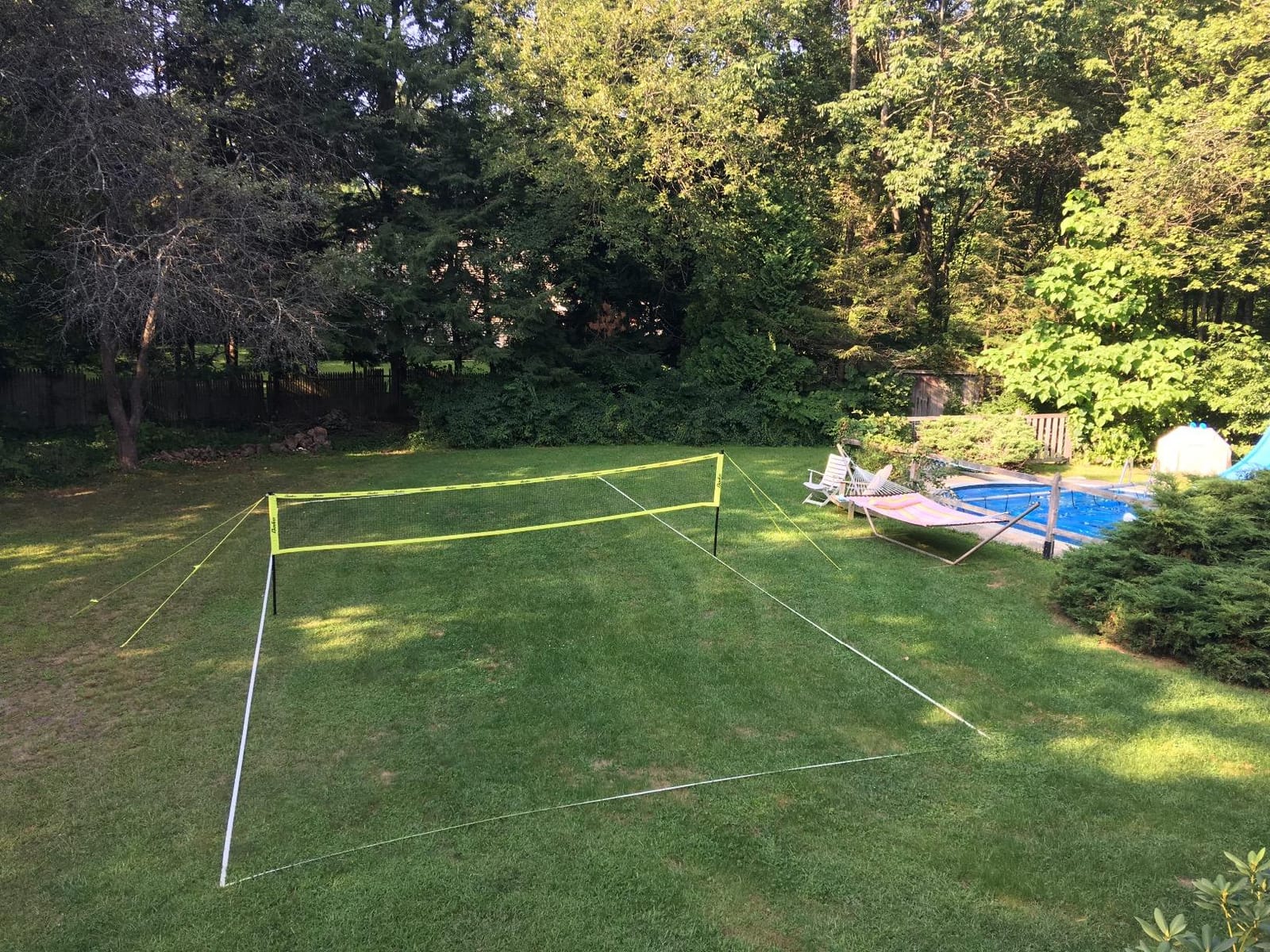 Baden Champions Portable Badminton Set Regulation Net, 4 Racquets, 3 Shuttlecocks, Boundary & Carry Bag Ideal for Backyard Fun with Friends and Family from Kids to Adults customer photo 2