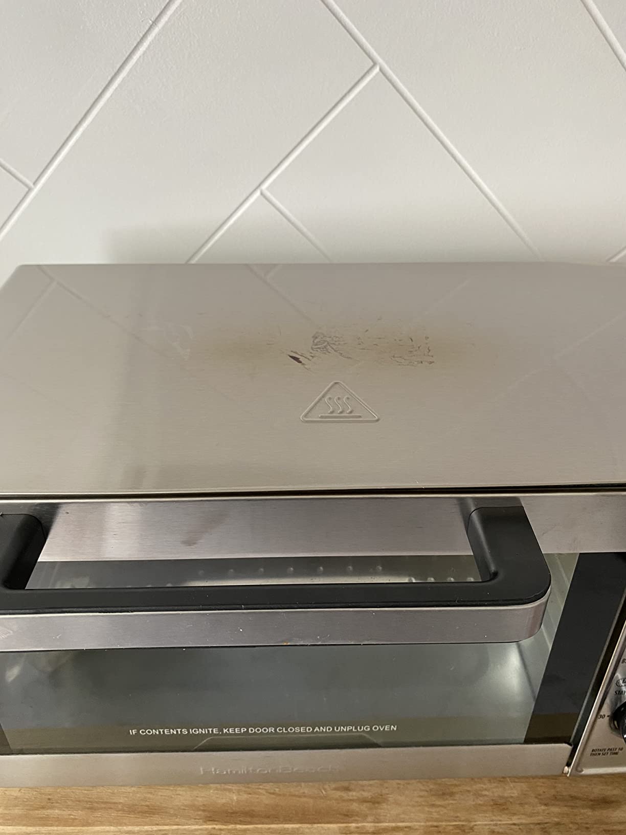Hamilton Beach 4 Slice Countertop Air Fryer Toaster Oven Combo customer photo 2