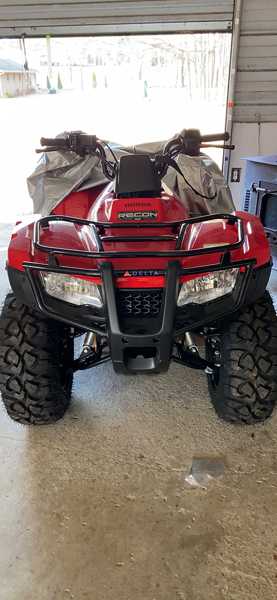 Szblnsm ATV Cover. 420D Heavy Duty Tear-Resistant Fabric. Quad Cover for Kawasaki, Arctic Cat, Honda, Polaris,Yamaha, and More. Protection Against Water, Wind, UV. 4 Wheeler Accessories customer photo 1