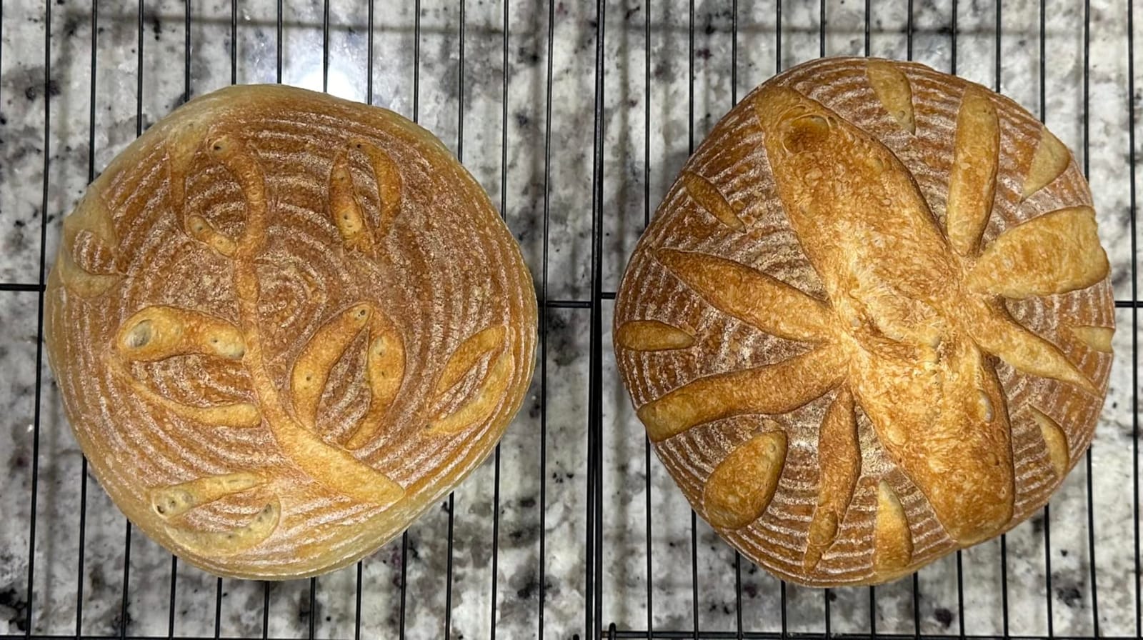 Sourdough Banneton Bread Proofing Basket Set of 2, 9'' Round customer photo 2