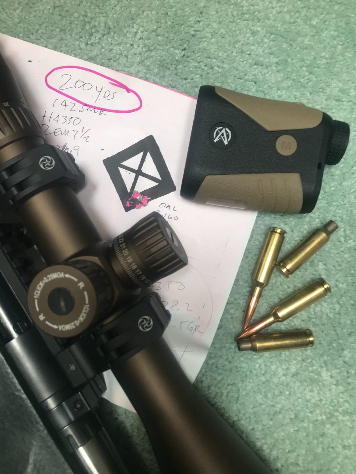 Astra Optix OTX-2400A/B 2400-Yard Red OLED Rangefinder with Ballistics customer photo 1