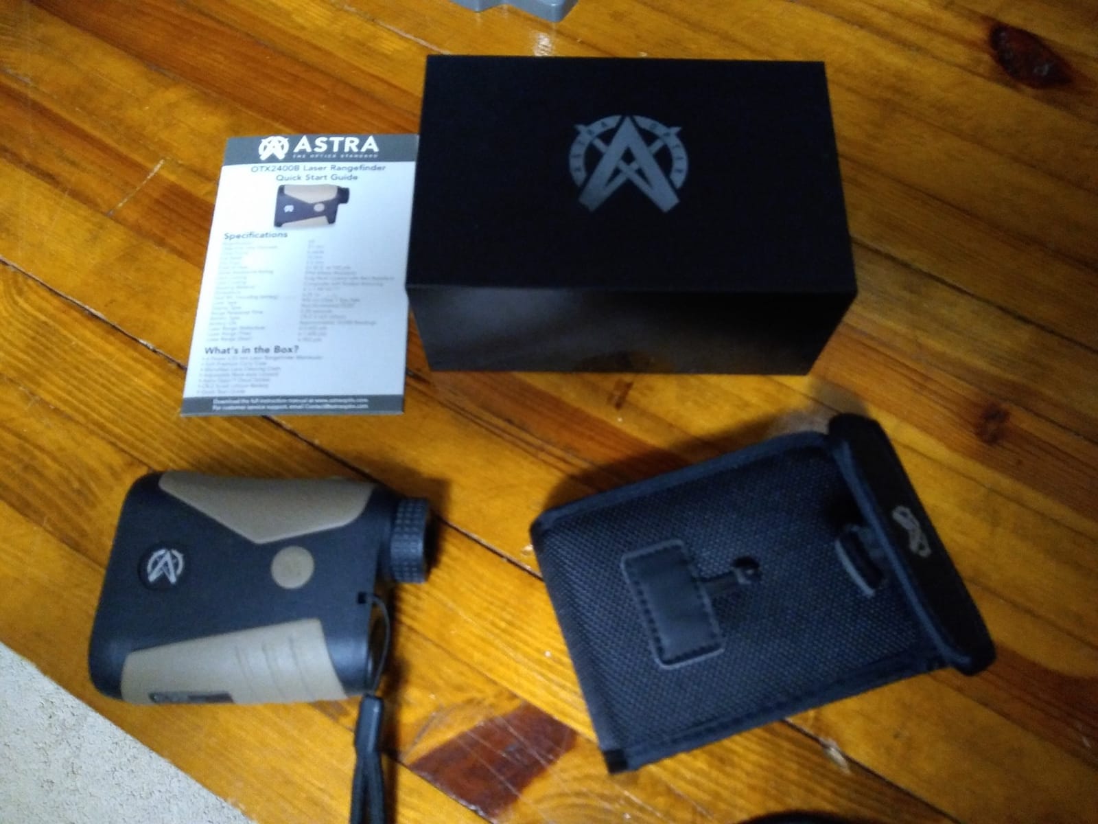 Astra Optix OTX-2400A/B 2400-Yard Red OLED Rangefinder with Ballistics customer photo 2