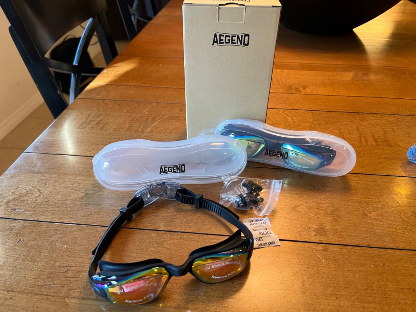 COOLOO Kids Swim Goggles, 2 Packs Swimming Goggles for Kids Child Age 4-16 customer photo 1