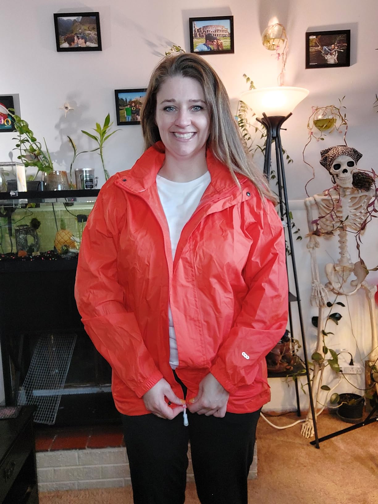 33,000ft Men's Packable Rain Jacket Lightweight Waterproof Golf Raincoat customer photo 1