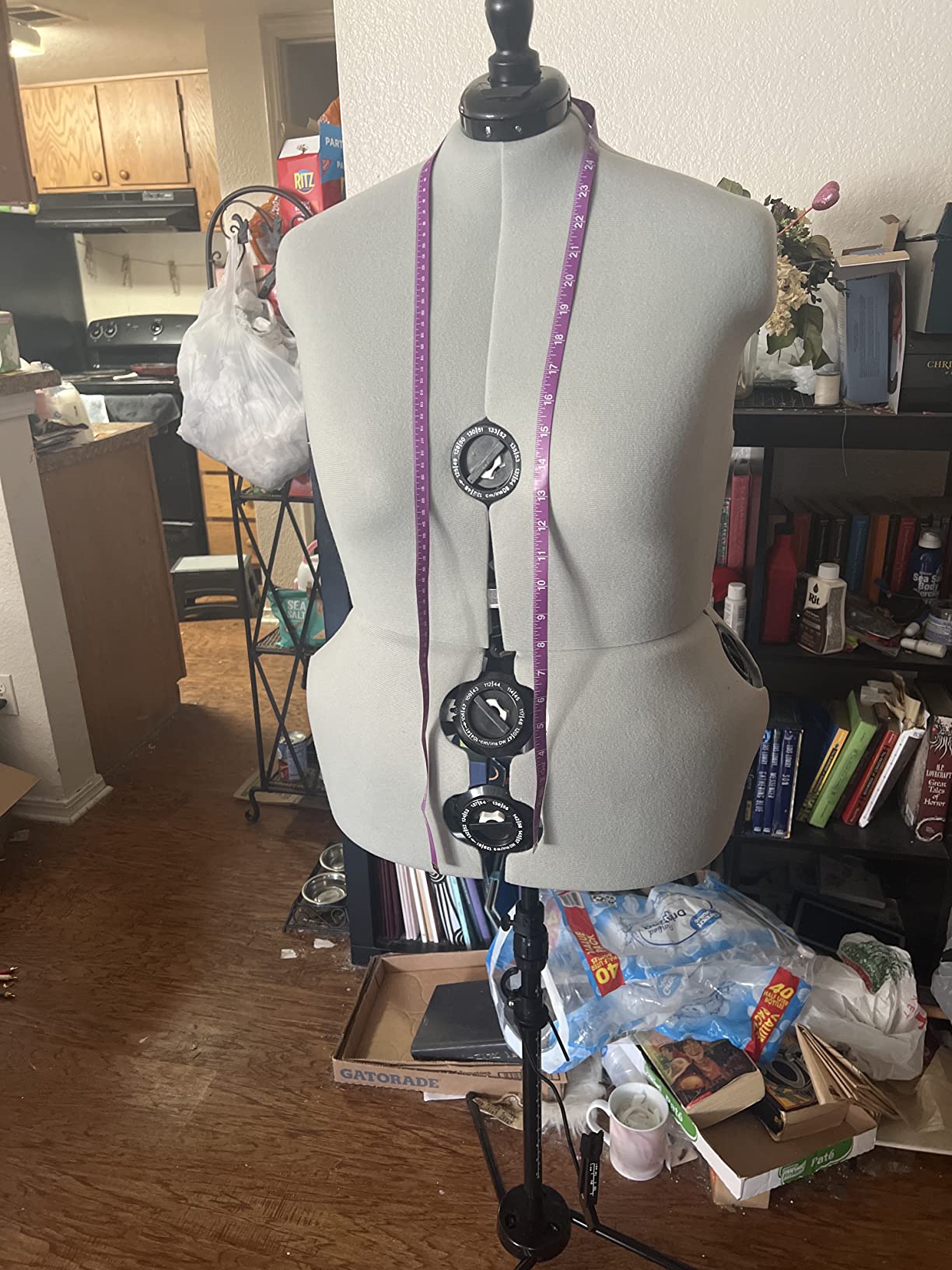 Dritz Twin-Fit Adjustable Dress Form, Petite Sizes US 00-4 customer photo 2