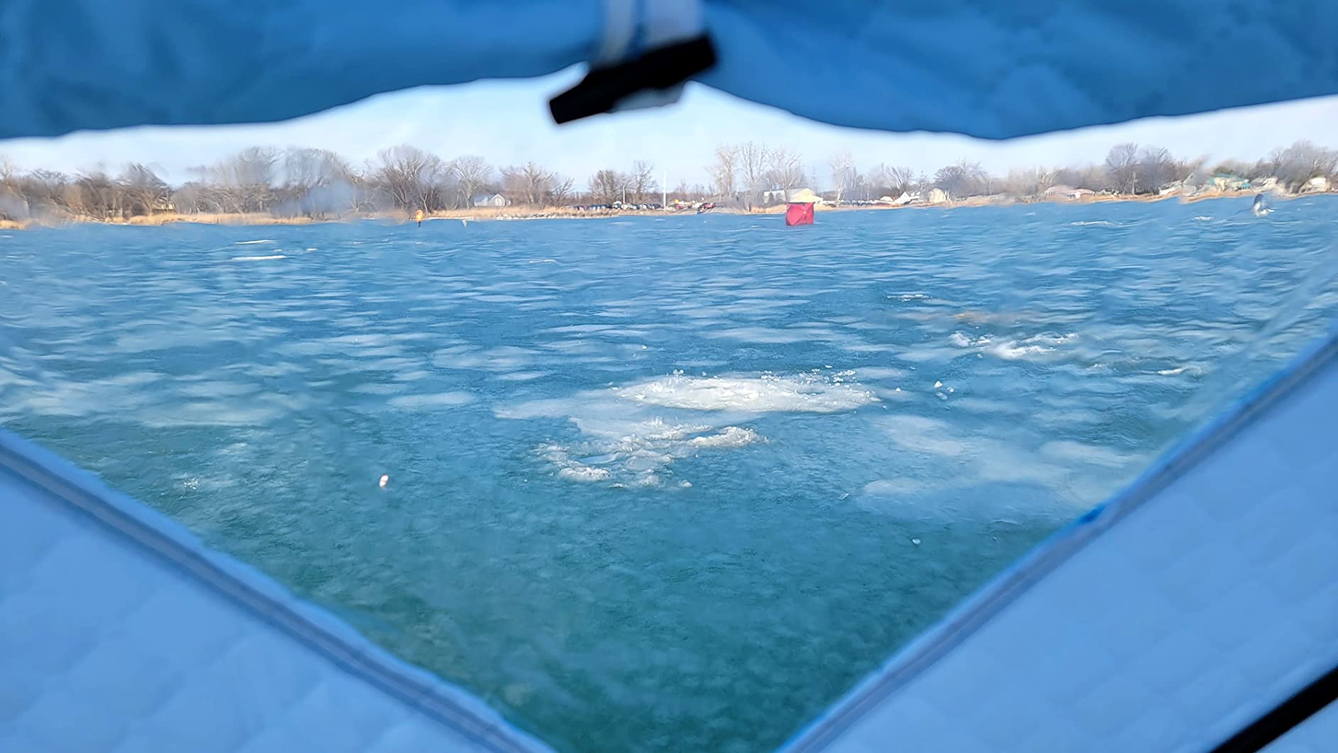 Outsunny 2/4/8 Person Pop-up Insulated Ice Fishing Tent customer photo 1