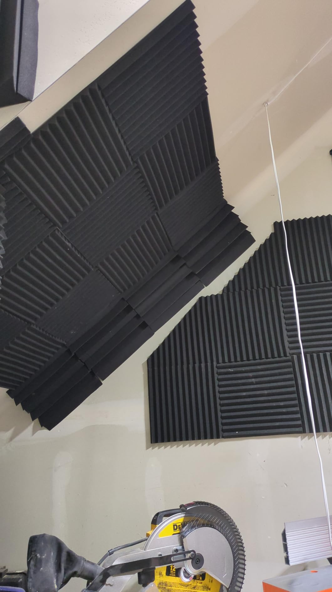 8 Pack - Bass Traps Acoustic Foam Corner, 8''x8''x12'' Black Bass Traps Corner Studio Foam, High Density and Fire-Proof Acoustic Panels Recording Studio Acoustical Treatments customer photo 2