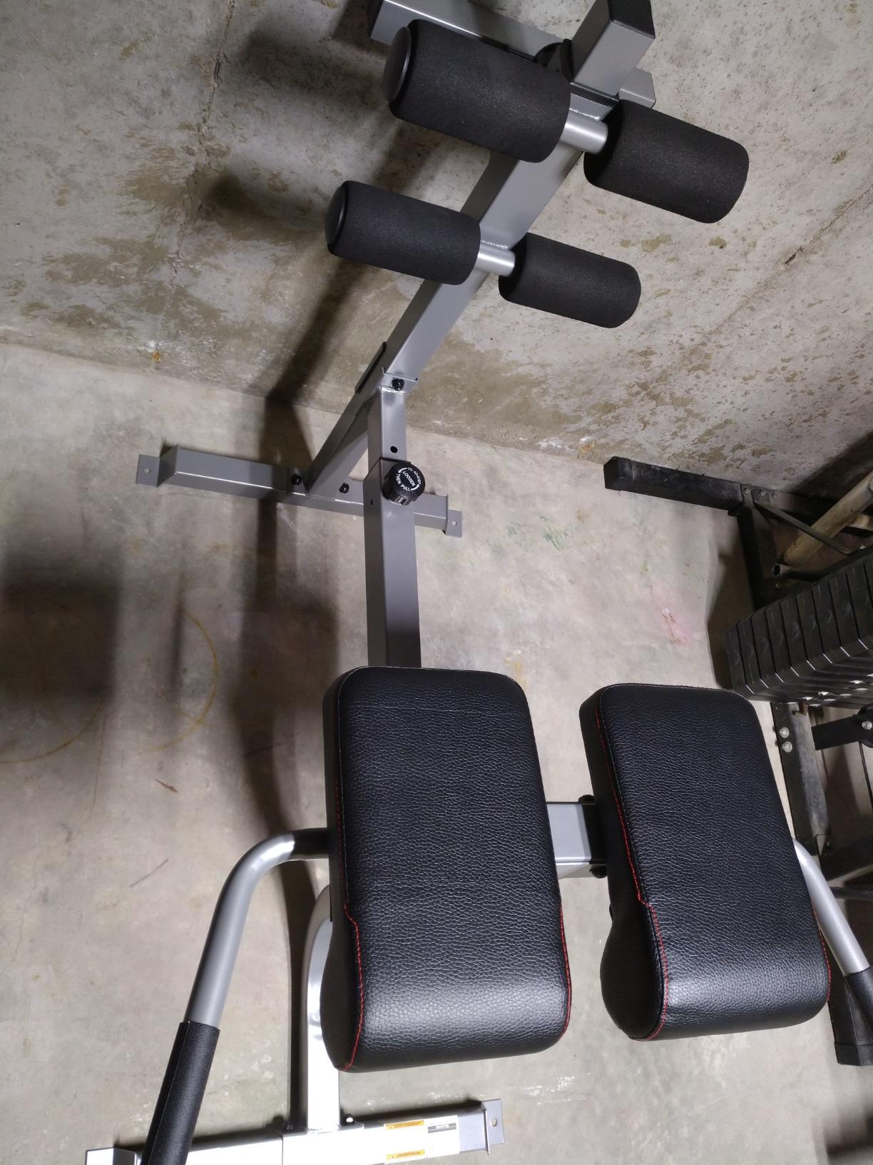 Cap Strength Roman Chair – Adjustable Back Extension Bench for Core & Glute Workouts, Heavy-Duty 300 LB Capacity - Black and Gray Options customer photo 1