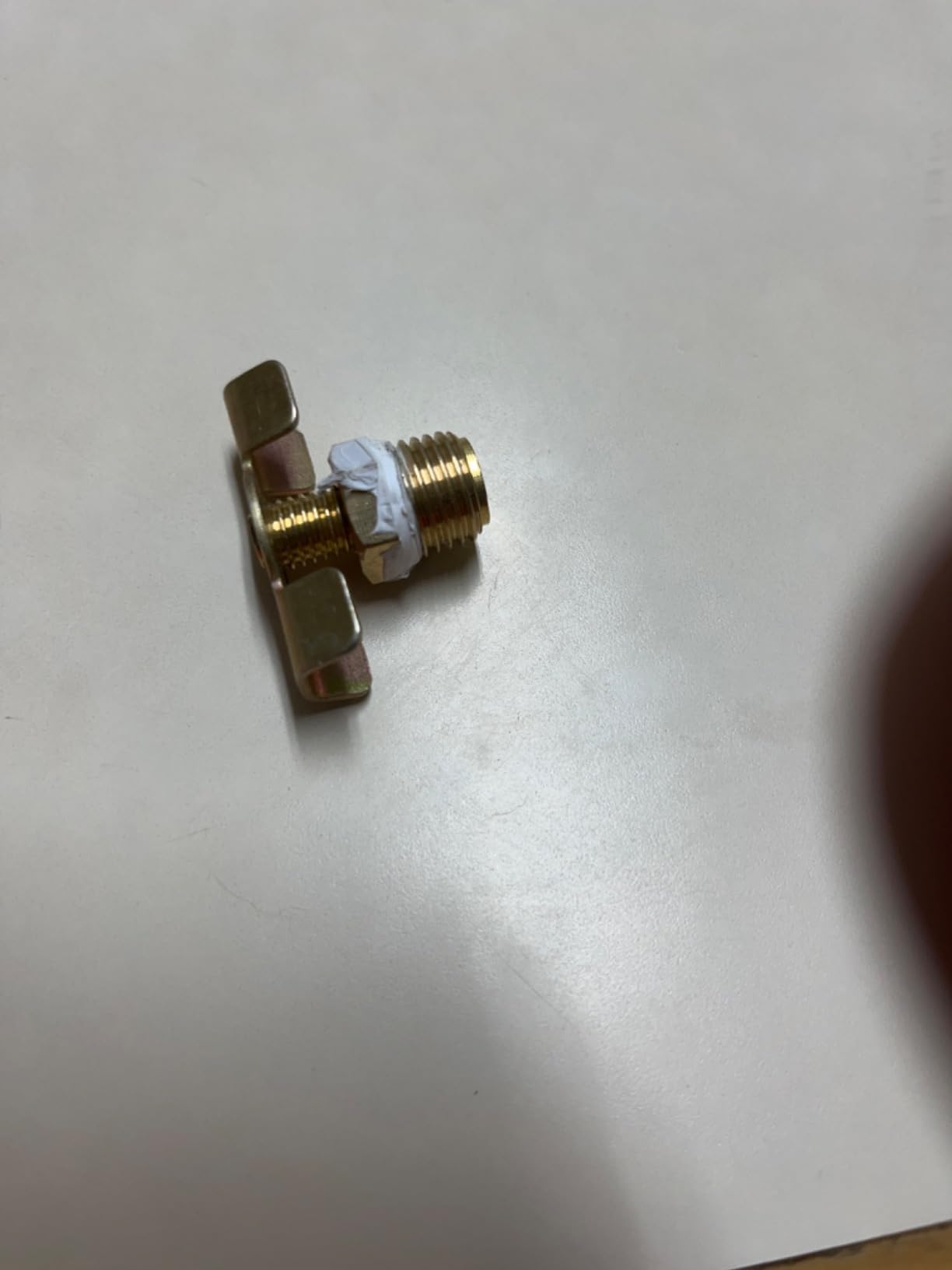 Air Compressor Drain Valve, 1/4 NPT Male Hand-Turn Brass Petcock Kit customer photo 1