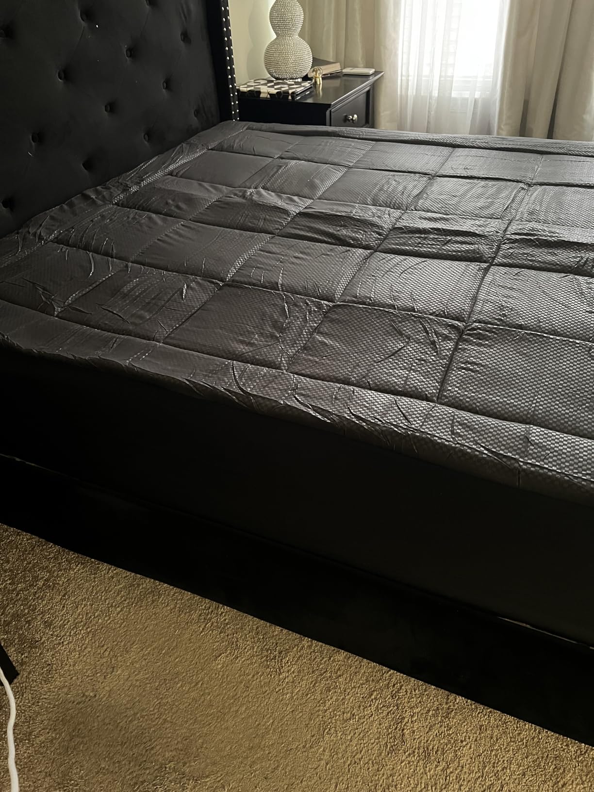 MATBEBY Twin XL Mattress Pad, Soft Mattress Topper for Dorm Room Essentials customer photo 2