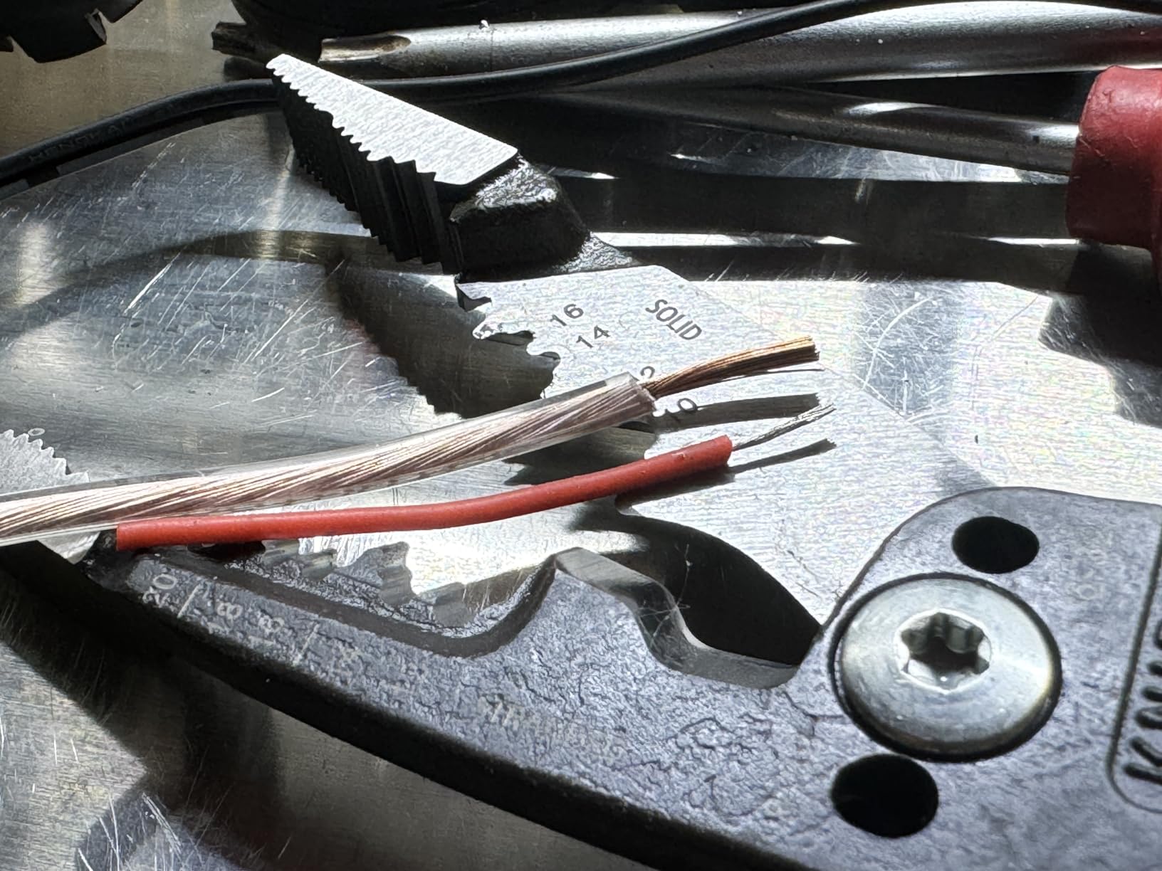 KNIPEX Tools 13 72 8 Forged Wire Stripper, 8-Inch customer photo 2