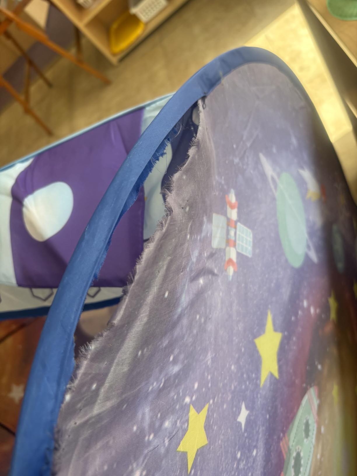 WillingHeart Play Tent for Kids, Rocket Ship Spaceship Space Themed customer photo 1